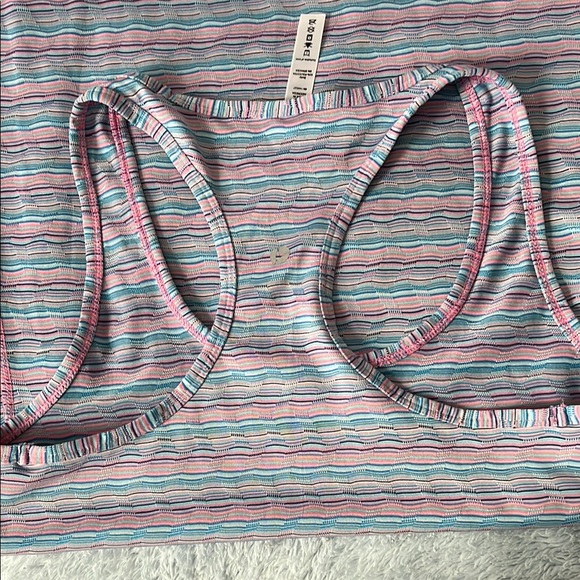 Striped Racerback Tank Top - Picture 3 of 4